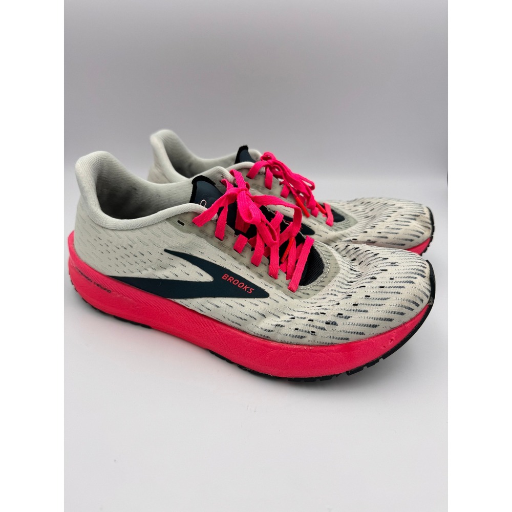 Brooks Hyperion Tempo Women's Running Shoes Pink Gray Size 10 Athletic Sneakers